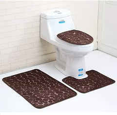 3Pc Bathroom Mat Set