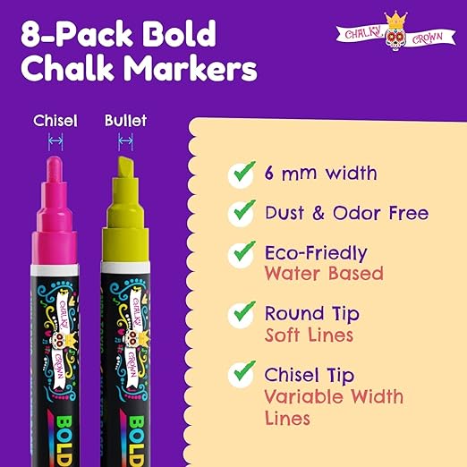 8 Pc Liquid Chalk