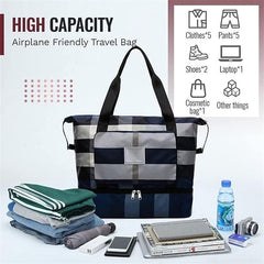 Foldable Dry/Wet Separation Travel Bag